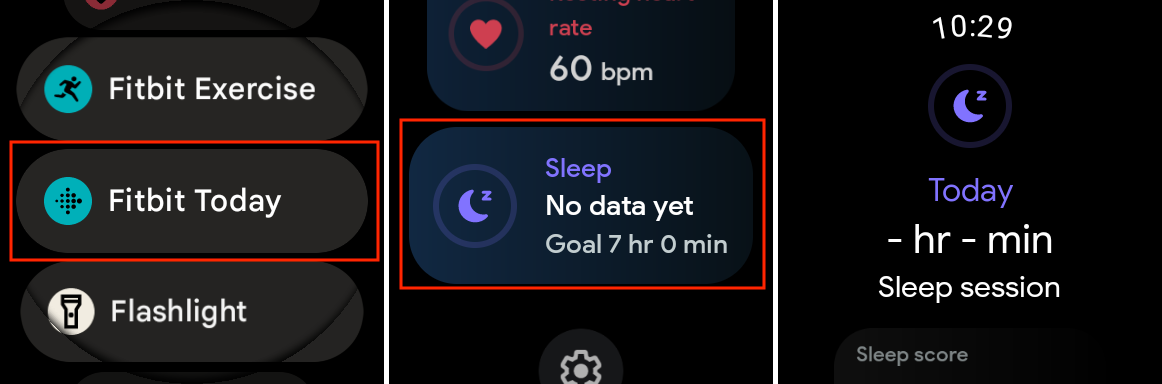 Consulta los datos del sueño en Pixel Watch