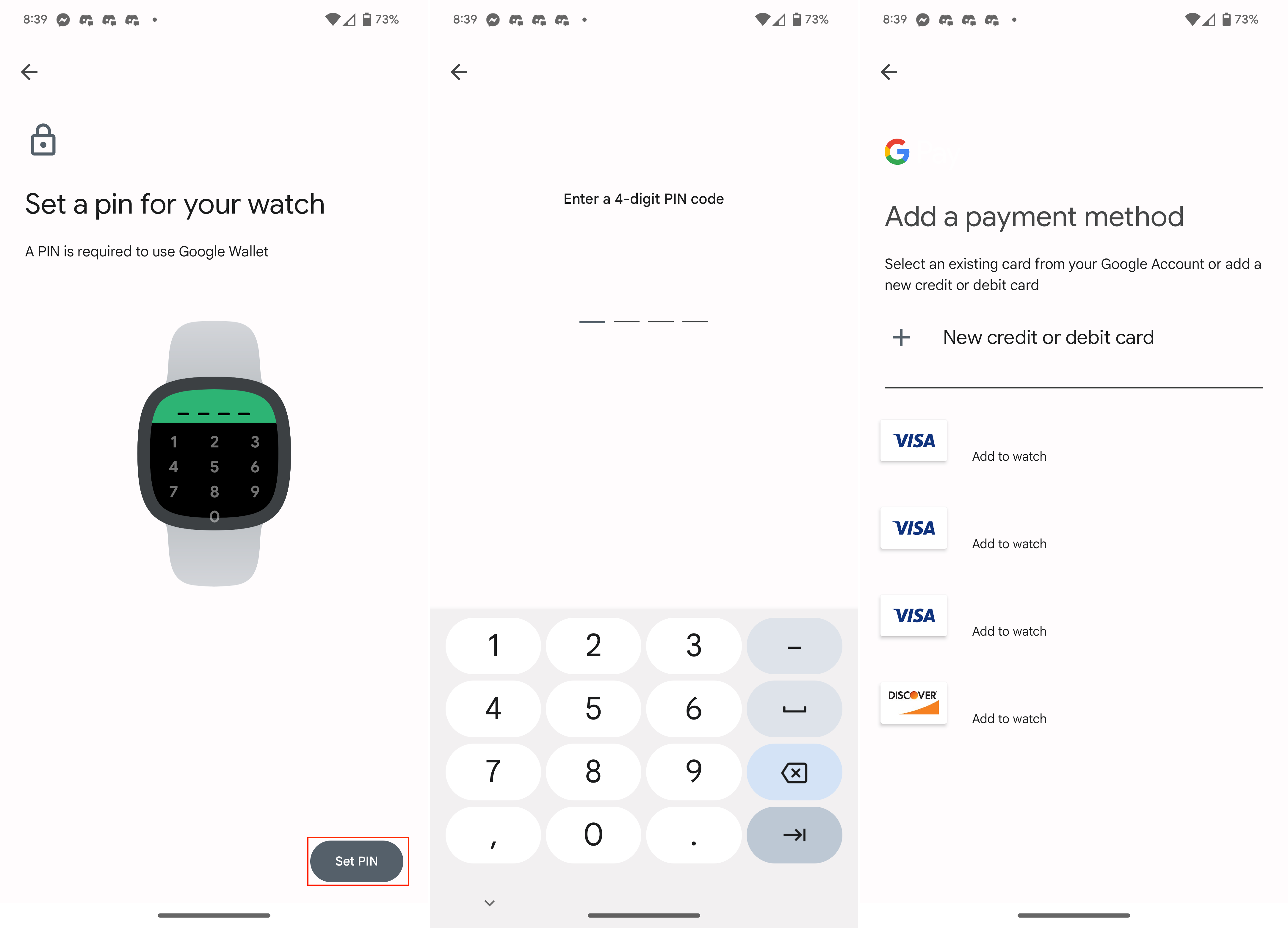 Cómo configurar Google Wallet en Fitbit Sin 2