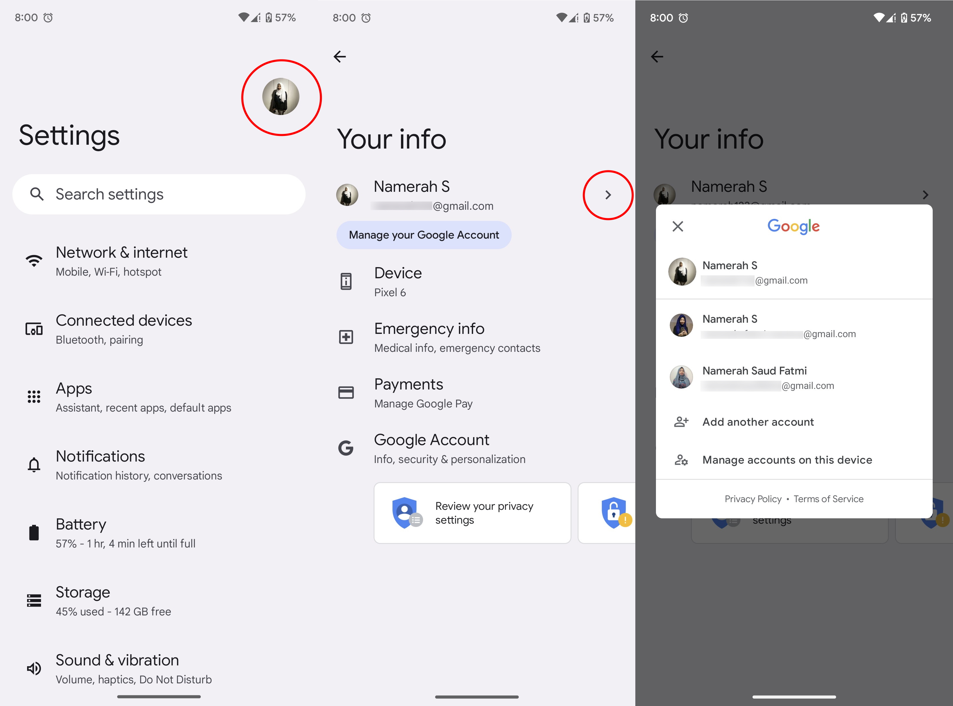 Cómo cambiar su cuenta de Google predeterminada en Android
