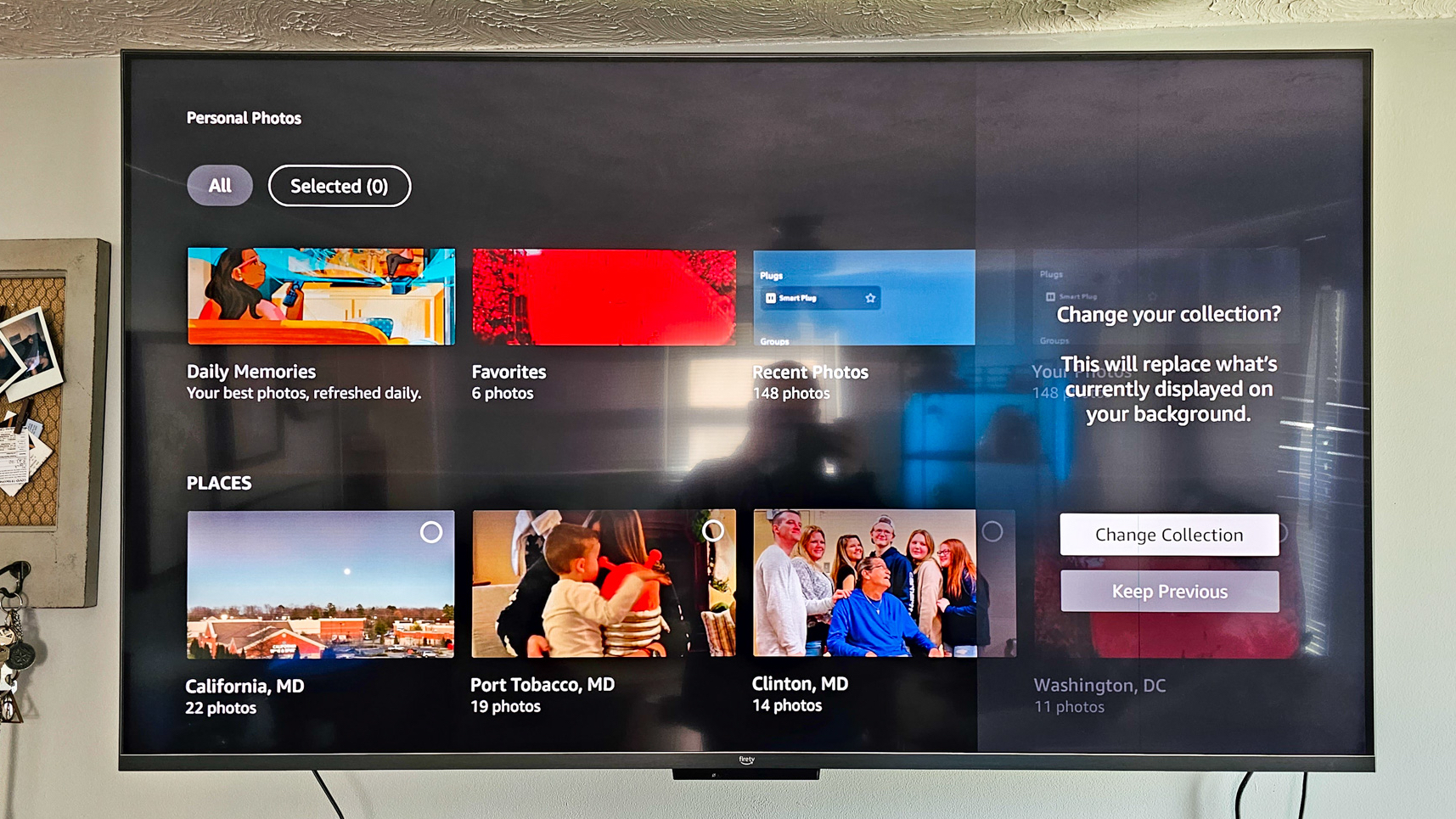 Confirme los cambios de fondo para Ambient Experience en Amazon Fire TV Omni QLED