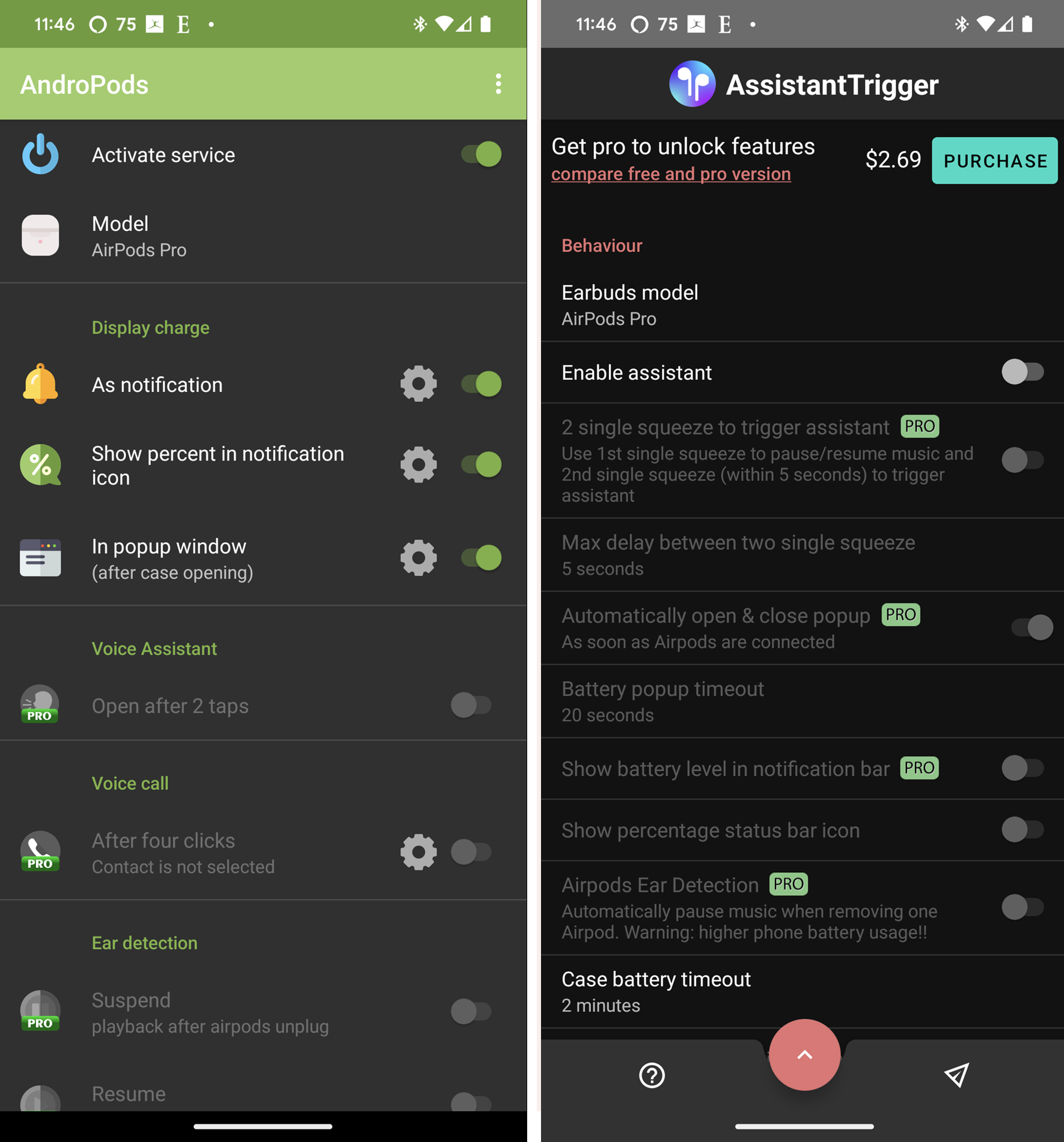 Aplicaciones de terceros que funcionan con AirPods en Android.