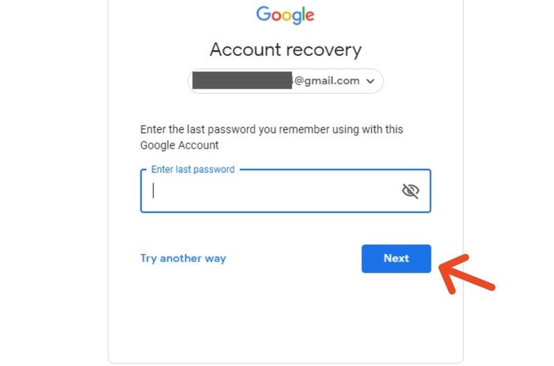 Recuperación de la cuenta de Gmail