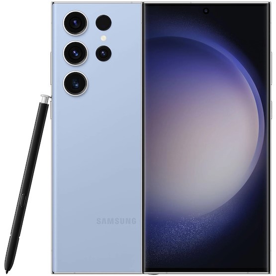 Samsung Galaxy S23 Ultra en azul cielo