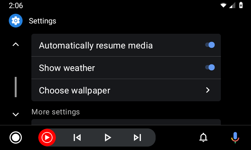Cambiar el fondo de pantalla a Android Auto