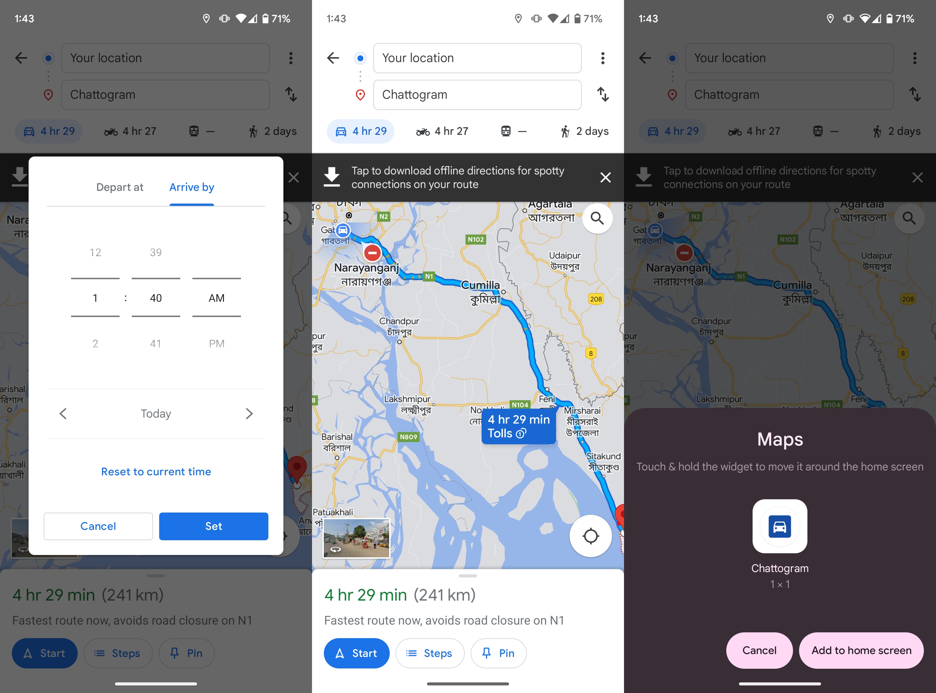 Cómo trazar rutas con Google Maps y guardarlas como widgets.